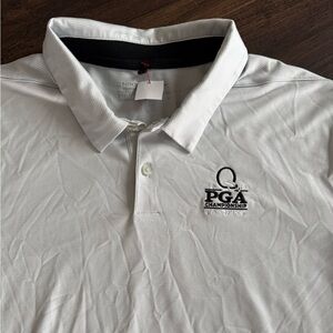 Nike Golf Dri Fit PGA Championship Quail Hollow Polo Shirt Grey Men’s XL